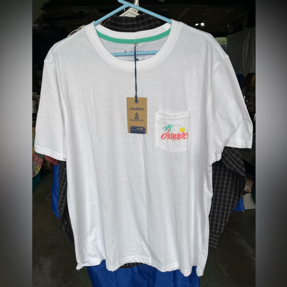 Chubbies Pocket Tee XXL but fits like Large to XL
